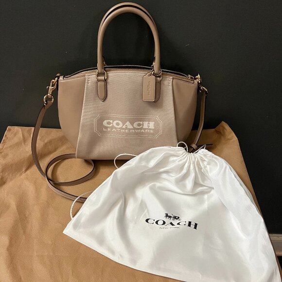 COACH SMALL TOTE HANDBAG - Picture 12 of 12